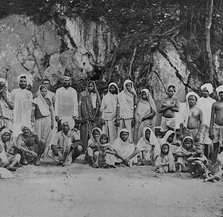 A Village gathering in carribeans